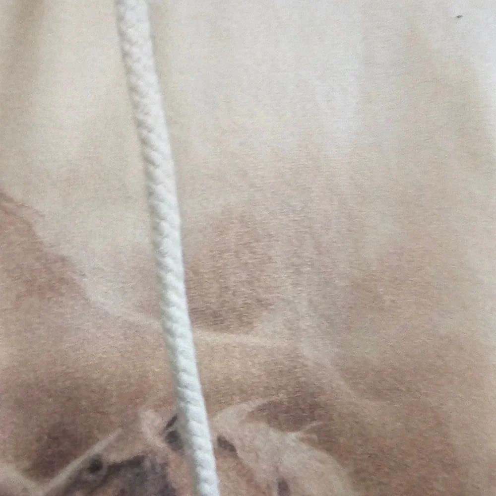 Artisans Wild Horse Graphic Full Zip Hoodie Tan Beige Mens Medium Equestrian - Picture 5 of 7
